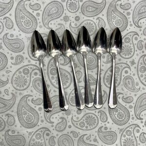 Norpro Stainless Steel Grapefruit Spoons Serrated Edge Set of 6 Made in Japan
